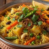 Biryani de légumes