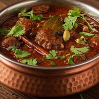 Bœuf mijoté en sauce curry