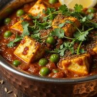 Paneer aux petits pois